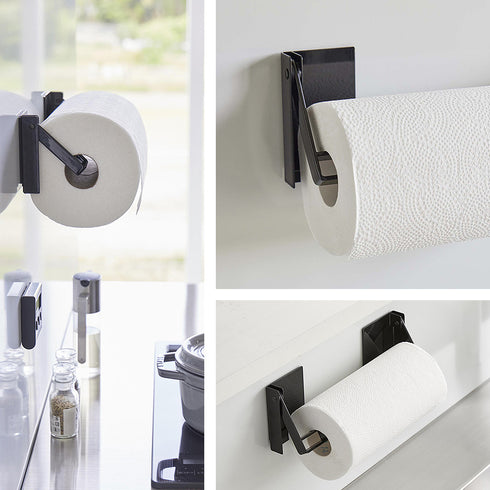 片手でカットマグネット挟み込み式キッチンペーパーホルダー タワー.|s11